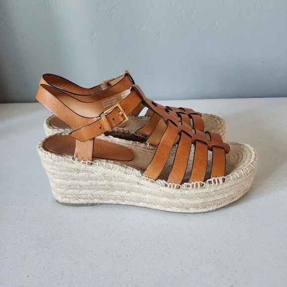 Tory Burch Wedge "EUC" - Picture 5 of 16